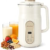 AlfaBot Nut Milk Maker Machine,35OZ Plant Milk Self Clean Automatic Blender | Almond, Soy, Oat, Coconut, Grains, Juice, No Soaking, 12H Delay Start for Healthy Fresh Homemade Beverages