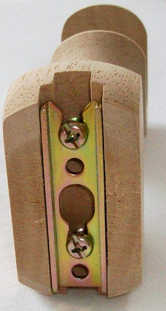 Kirsch Unfinished Round Support Center Bracket for a 13/8 dowel rod