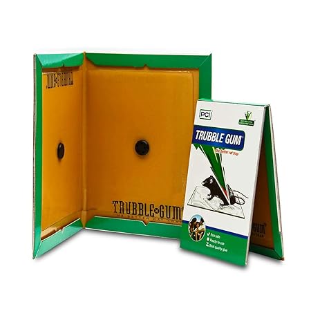 Ugaoo PCI Rat Catcher Glue Pad (Set of 5) Mouse & Rat Trap for Home, Safe for Pets & Children