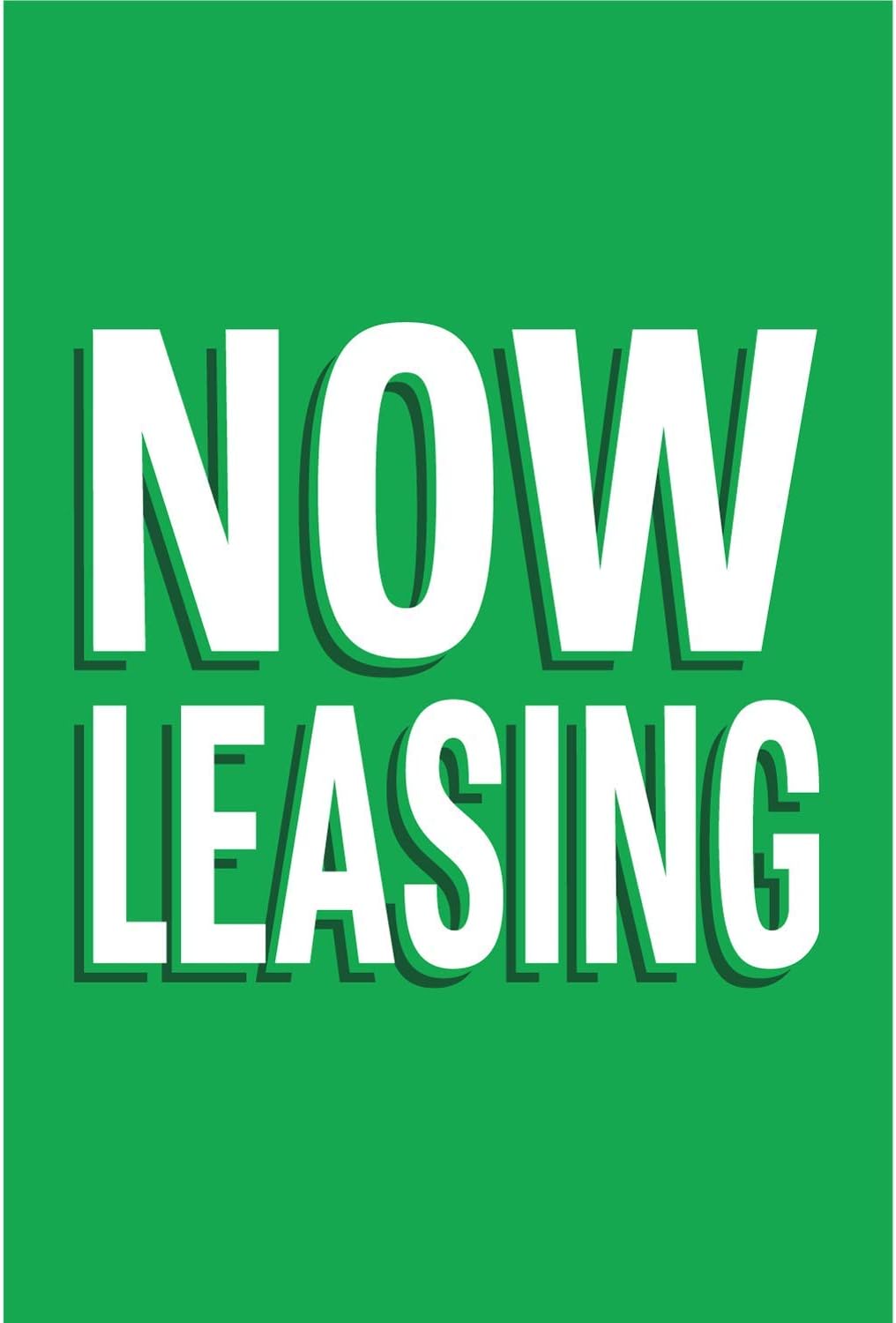 Amazon Com Half Price Banners Now Leasing Vinyl Banner Indoor