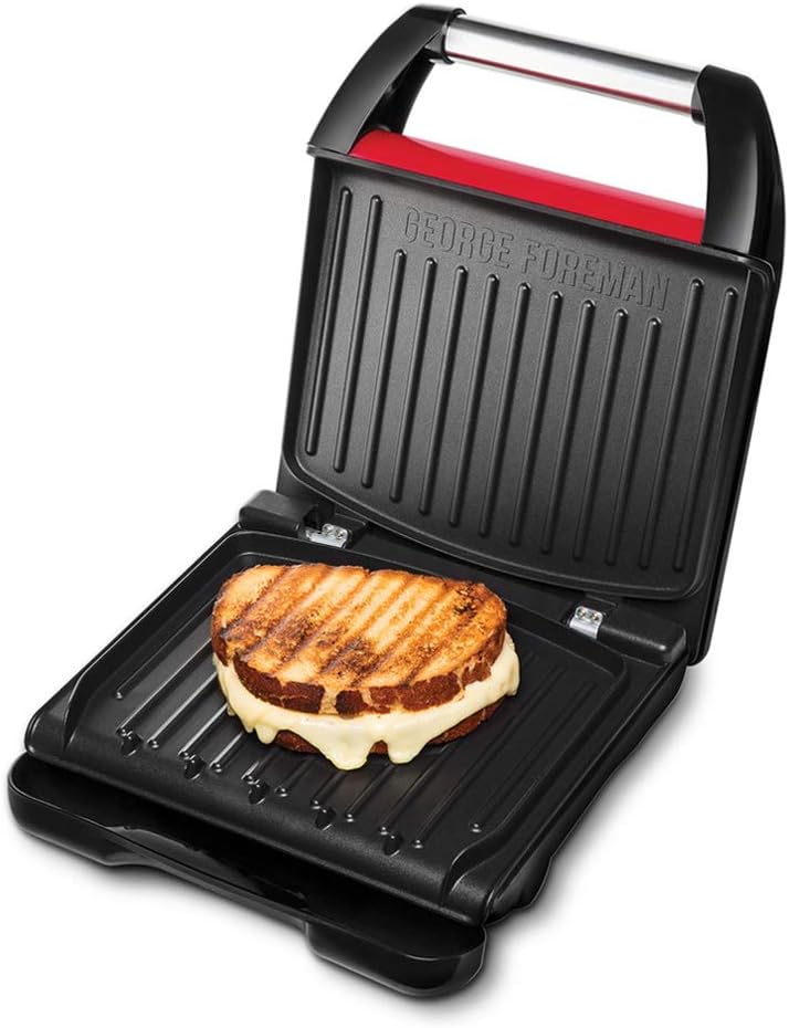 Foreman 2504056 Grill Barbecue Electrique 1650W, Viande, Panini