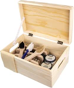 Betún Verona de madera natural de pino para limpieza de caja ...