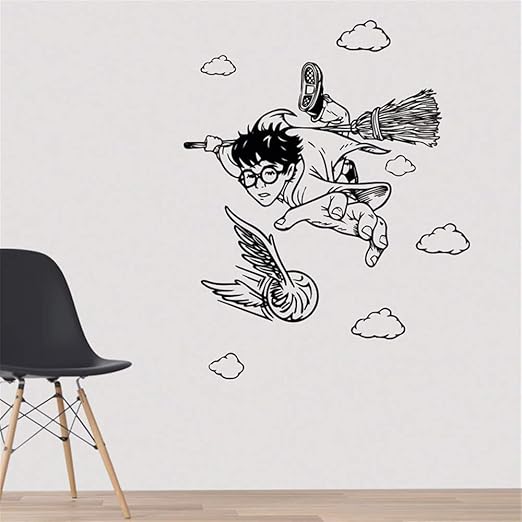 Amazon Com Tauis Wall Decal Baby Harry Potter Quidditch Flight