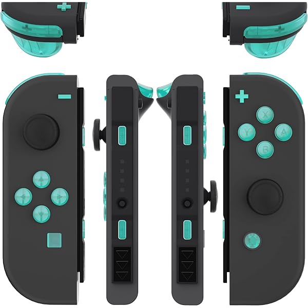 Nintendo Switch 本体 Joy-Conセット カスタム Amazon.com: eXtremeRate DIY Full Set Buttons for Nintendo Switch
