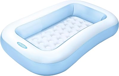 Intex Rectangular Baby Pool with Soft Inflatable Floor