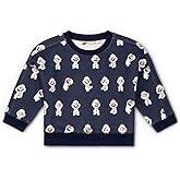 monica + andy Sporty Sweatshirt, 100% Organic Clothes for Girls & Boys,Sizes For Kids, Toddler & Infant