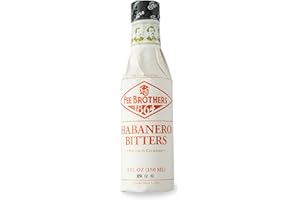 Fee Brothers Habanero Cocktail Bitters - Aromatic Cocktail Mixer & Concentrated Flavoring, Gluten Free, Vegan-Friendly, 5 fl oz