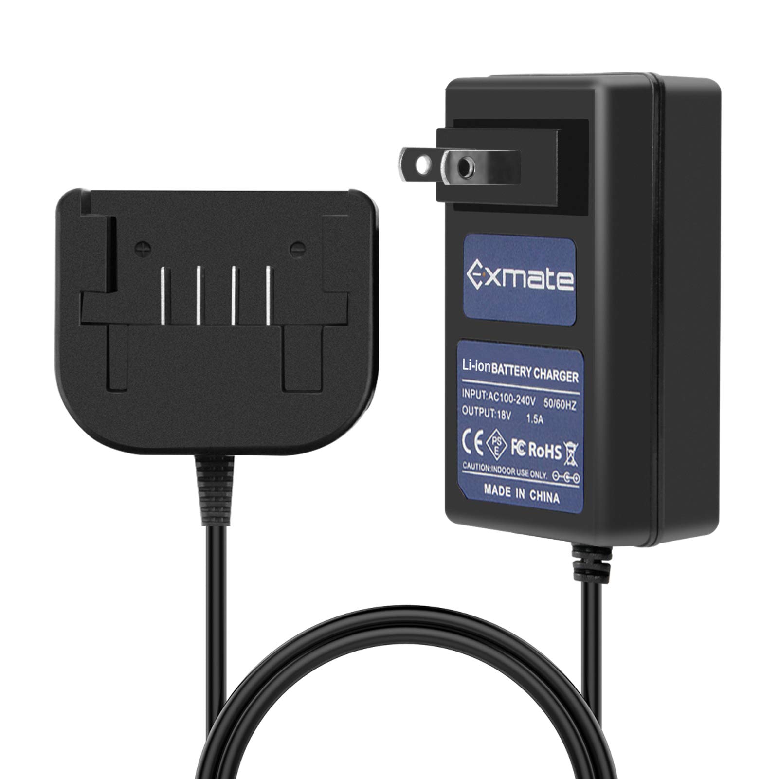 Photo 1 of Exmate 20V Charger for Black and Decker LCS1620 LBXR20 LBXR20-OPE LB2X4020 LBX4020 LB20 LBX20 LBXR2020-OPE Battery