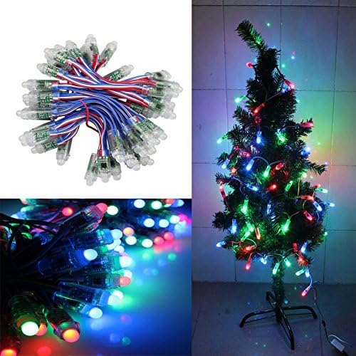 Goeswell DC5V 12mm Diffused Digital RGB WS2811 Pixels digital Addressable LED String Light