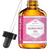 Leven Rose Kukui Nut Oil 4 oz &ndash; Cold-Pressed and Unrefined Hair &amp; Face Moisturizer with Dropper &ndash; Unscented Pure Face Oil for Women and Men &ndash; Nourishing &amp; Moisturizing for All Skin Types