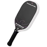 Paddletek Phoenix Firestorm &ndash; 14mm Pickleball Paddle &ndash; Elongated Shape for Extended Reach &ndash; Raw Carbon Fiber Face &ndash; Polypropylene Honeycomb Core &ndash; USAPA Approved Pickle Ball Paddle &ndash; 5.5 Inch Handle