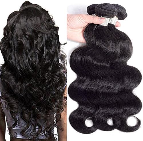 Amy hair 7A Brazilian virgin body wave hair bundles 100%Unprocessed Mixed Length Weave hair extensions No Tangle No Shedding (18 20 22)