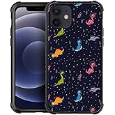 DJSOK Case Compatible with iPhone 11,H Space Star Dinosaur with Four Corners Shockproof Protection Soft TPU Bumper and Hard PC Pattern Back Case for iPhone 11