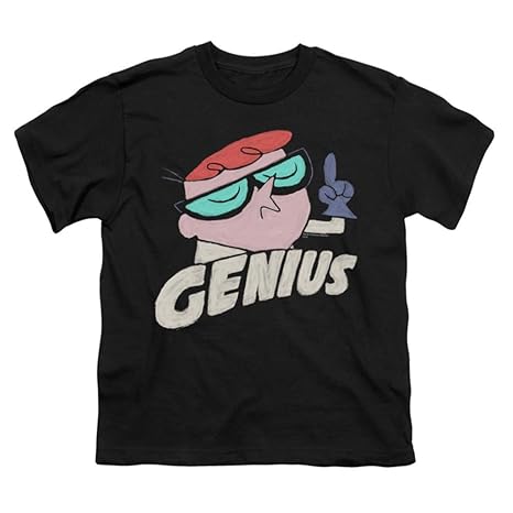 Amazon Com Youth Dexter S Laboratory Genius Kids T Shirt Size