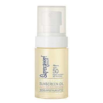 Supergoop! Sun-Defying Sunscreen Oil with Meadowfoam SPF 50, 1 fl. oz