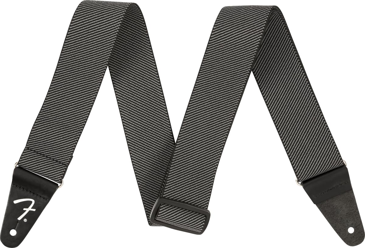 Fender® WeighLess™ Tweed Guitar Strap - Elastic - Grey