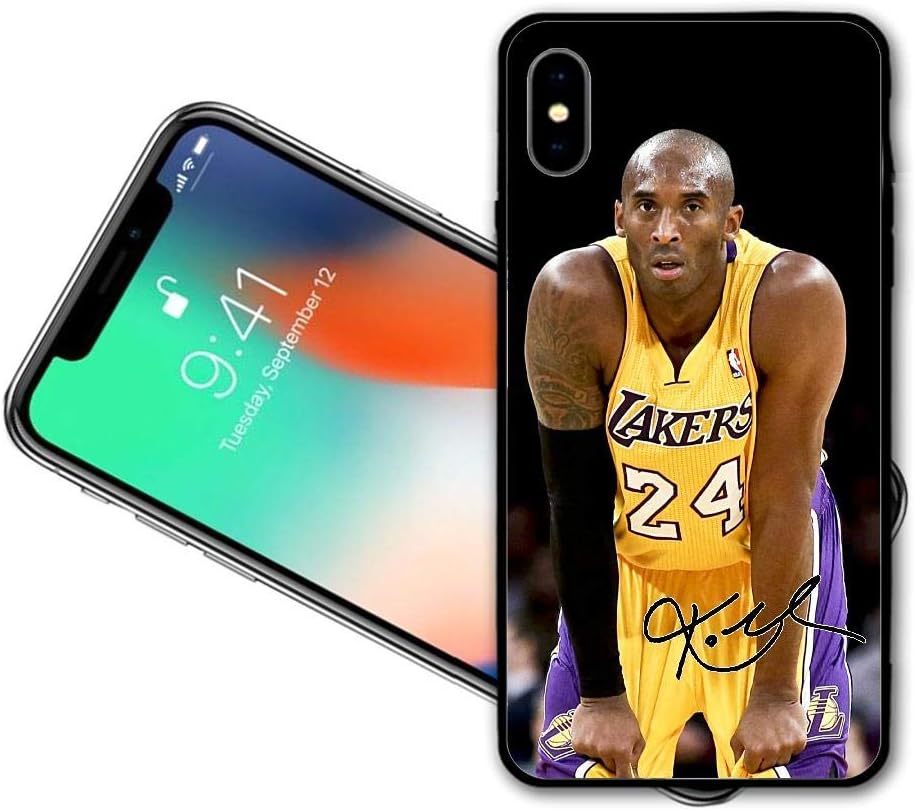 HZMJSJK Kobe Case for iPhone X Case,PC Material Never Fade