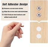 LICQIC Self Adhesive Screw Hole Covers 21mm White, 162 Pcs view 3
