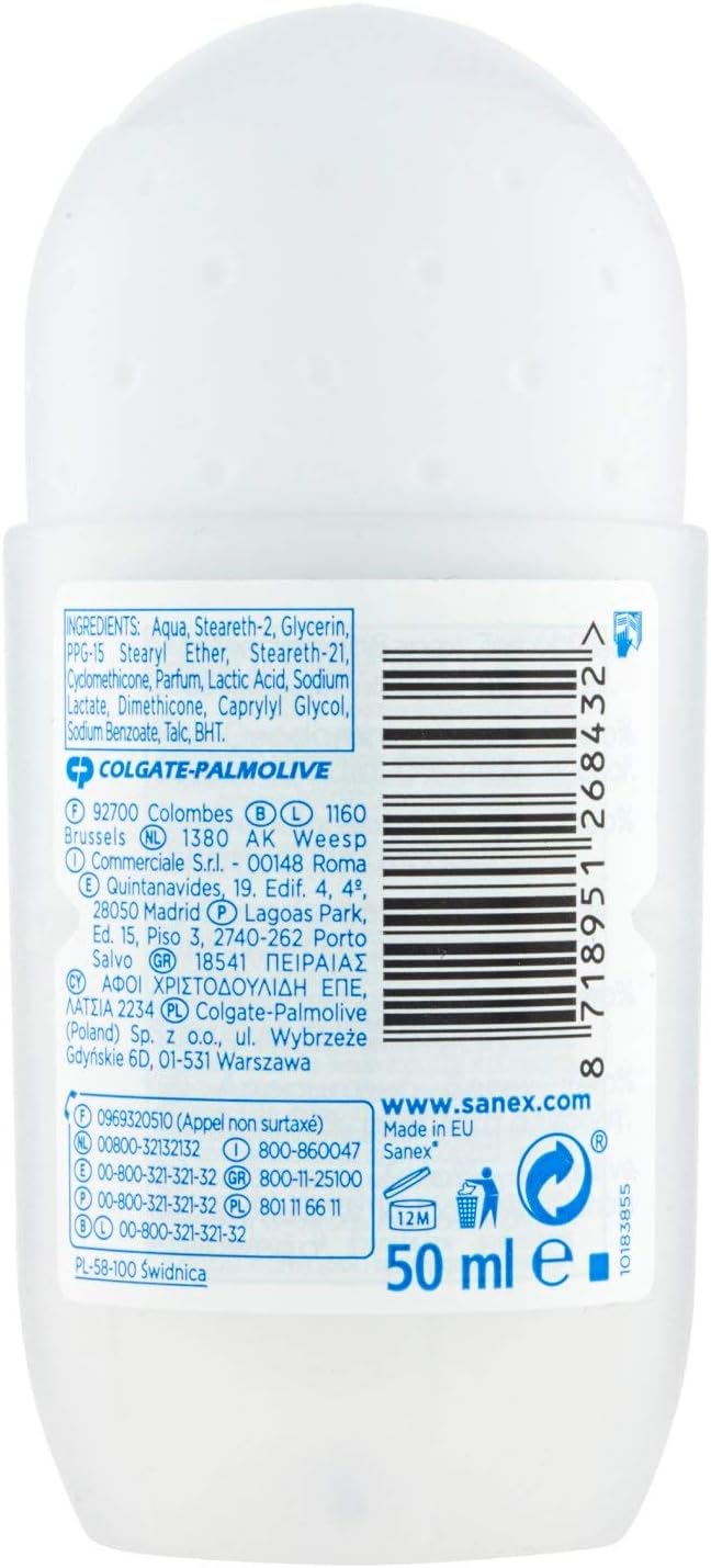 Sanex - DÃ © Odorant Bille - Zero% Sensitive 50 ml, 50 ml (Pack of 1) - Image 4