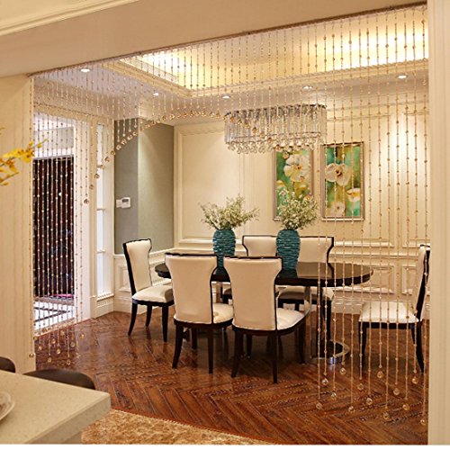 image for Hot Sale!!Woaills 1 PC Luxury Glass Beads Door String Tassel Curtain W