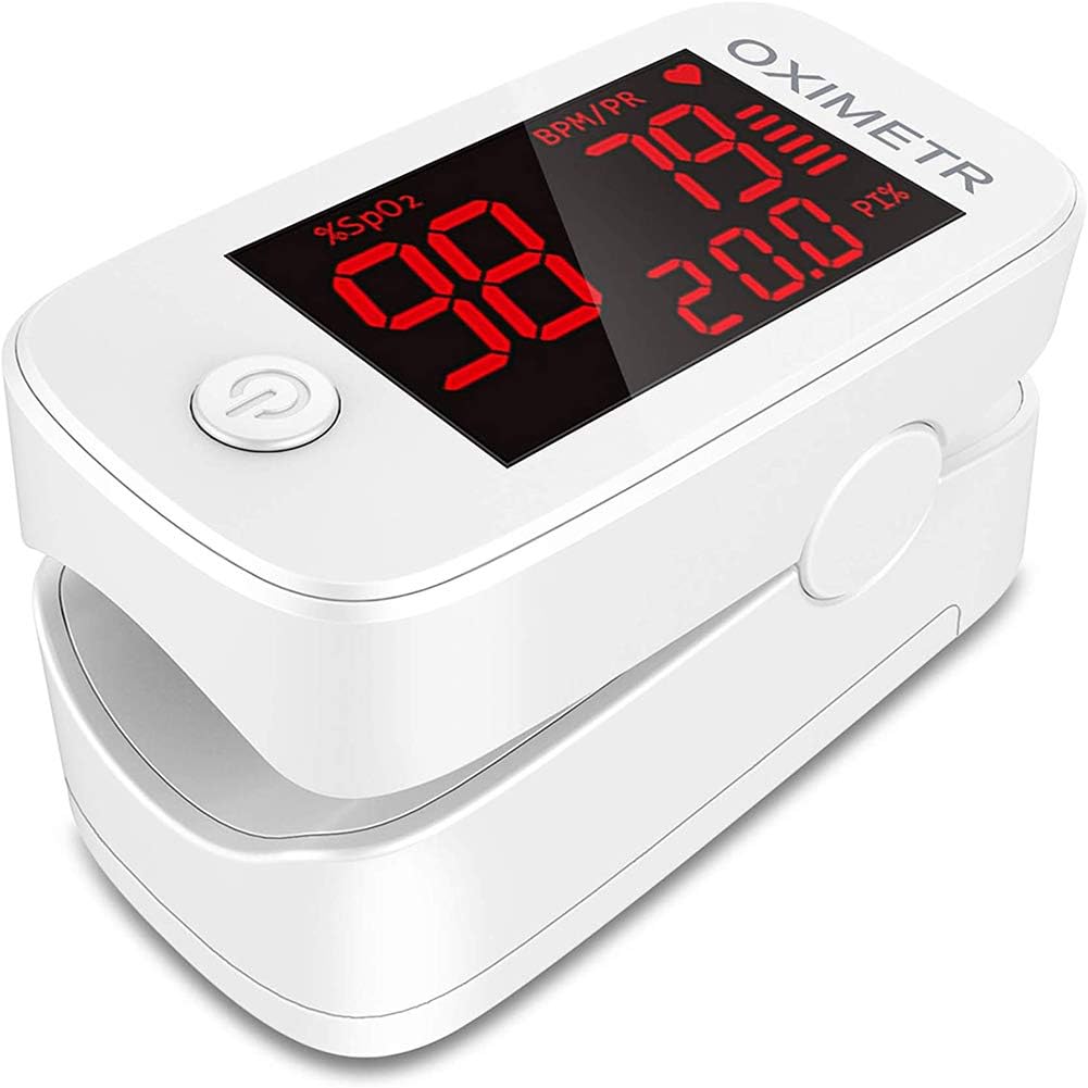 Nihan Fingertip Pulse Digital Display Heath Monitor Measurement Font Color Random