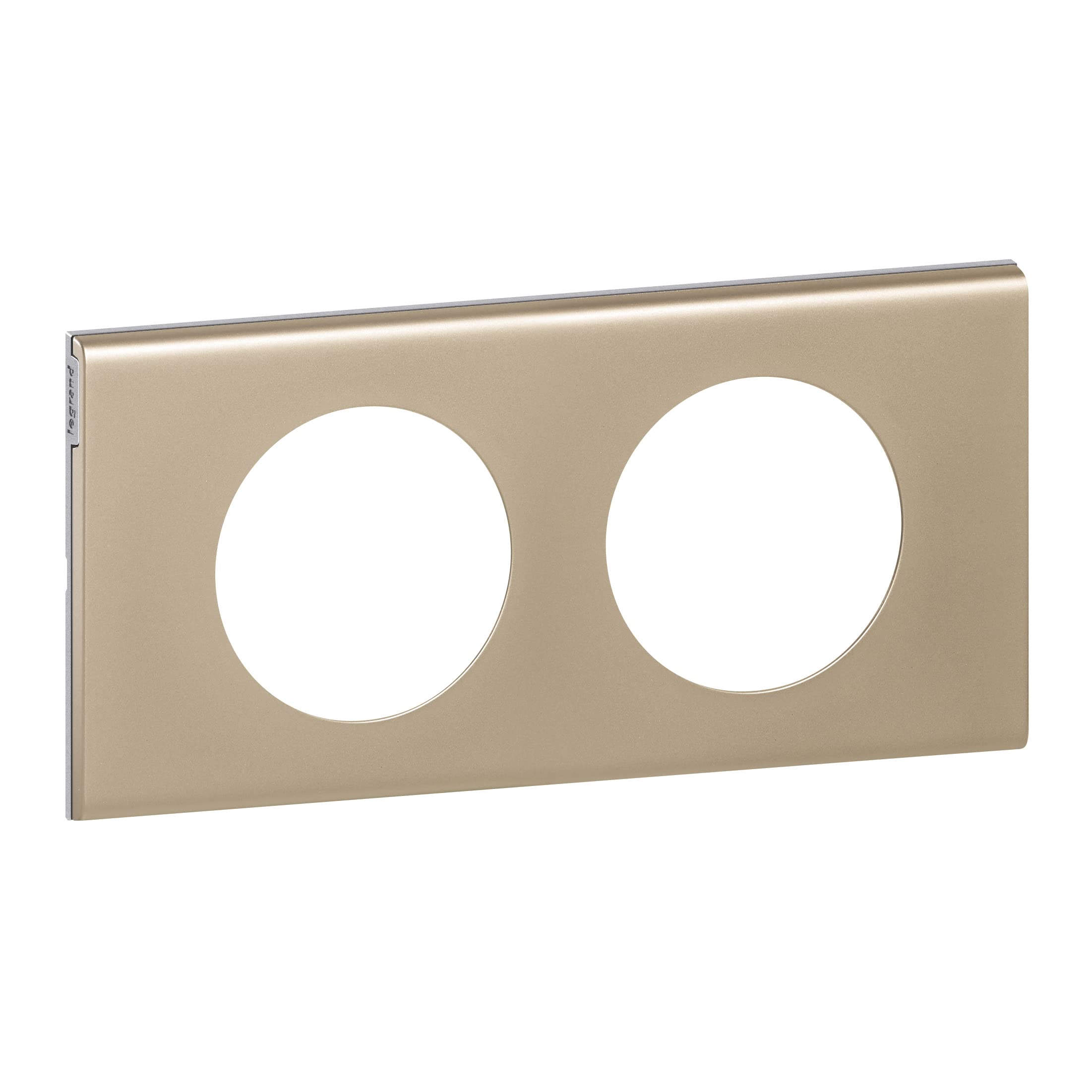 Legrand Céliane Plaque with 2 Holes, Grey, LEG69112