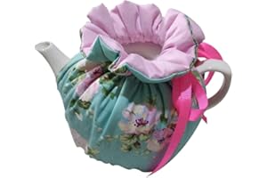 BAOZOON Tea Pot Cosy Cotton Vintage Printed Tea Cozy for Teapots Dust Cover Insulated Kettle Cover Breakfast Warmer for Home Kitchen Decorative Accessories