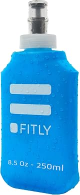 FITLY Soft Flask 250ml Collapsible Water Bottle Lightweight On The Move