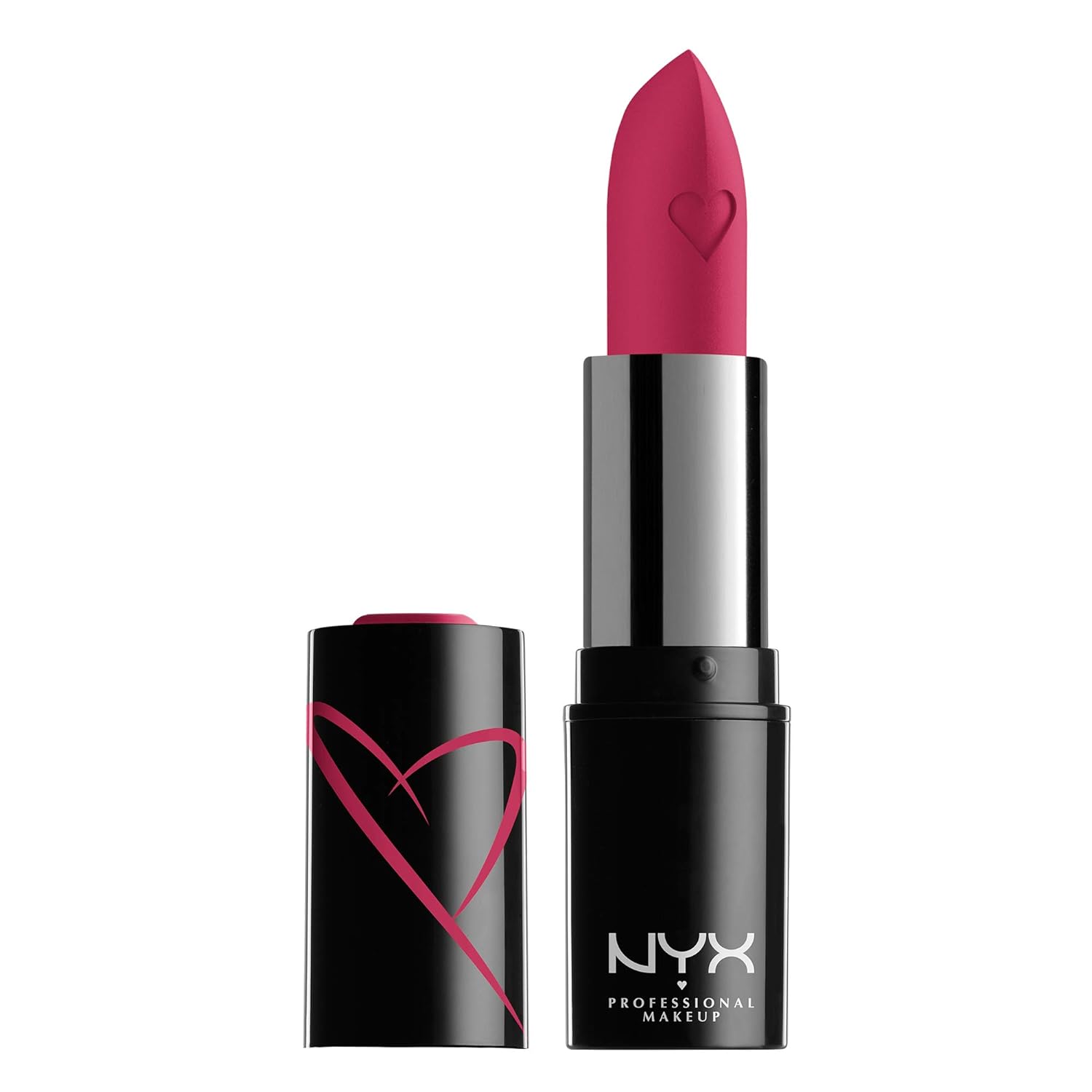 NYX PROFESSIONAL MAKEUP Shout Loud Satin Lipstick - 21st, Hot Pink