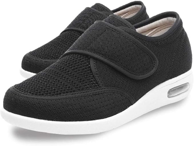 Nwarmsouth Slippers for Swollen Feet Edema,Adjustable foot fat shoes