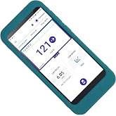 Premium Silicone Protective case with Camera Cutout for Omnipod 5 Receiver (Continuous Glucose Monitoring) (Blue)