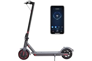 VOLPAM Electric Scooter, 350W Motor, Max 21-23 Miles Range, 19 Mph Top Speed, 8.5'' Tires, Cruise Control, Portable Folding, Double Braking System for Adults and Teens