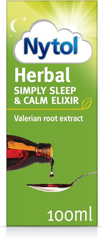 Nytol Simply Sleep & Calm Elixir 100ml Valerian Liquid Sleep Aid
