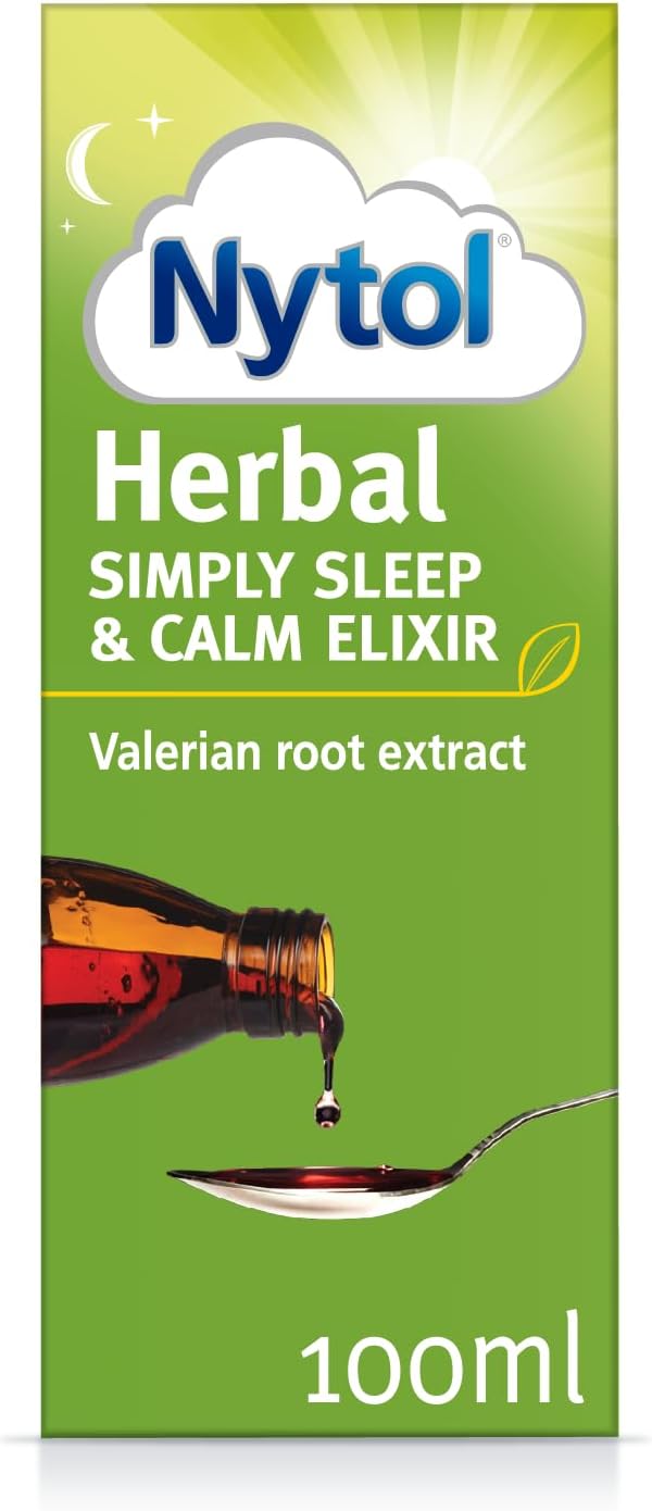 Nytol Simply Sleep & Calm Elixir 100ml Valerian Liquid Sleep Aid