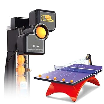 YCGJ Tischtennisball-Maschine zum Trainieren von automatischen Tischtennisrobotern Pitching Machine Elektrische Tennis-Ball-M