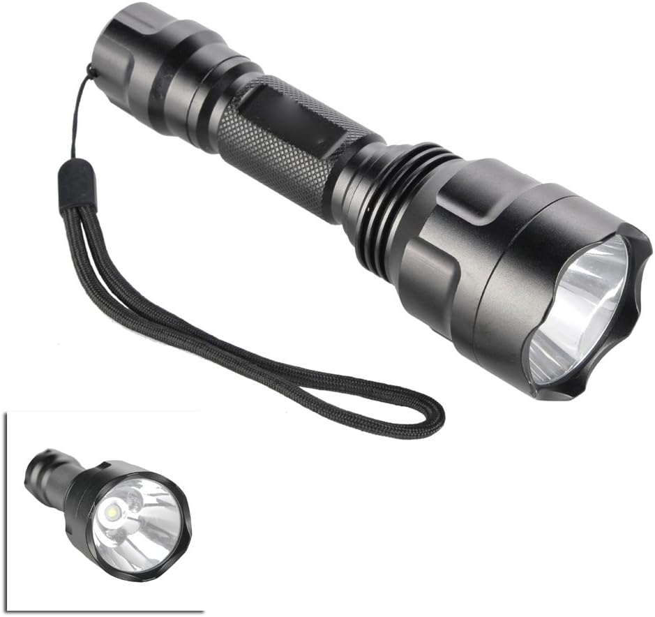 Lampe frontale LED T6 ultra puissante avec 5 modes, IPX5 étanche
