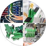 sourcing map LC LC Fiber Coupler Flange Duplex Adapter 10 Pcs Singlemode view 4