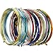 Multi-Colored Aluminum Craft Wire, Flexible Metal Wire for Jewelry Making and Various Crafts, Each Roll 16.4 Feet