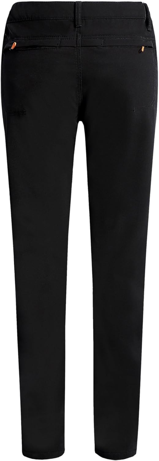 Camii Mia Women's Winter Warm Outdoor Slim Windproof Waterproof Ski Snow Fleece Hiking Pants: Clothing