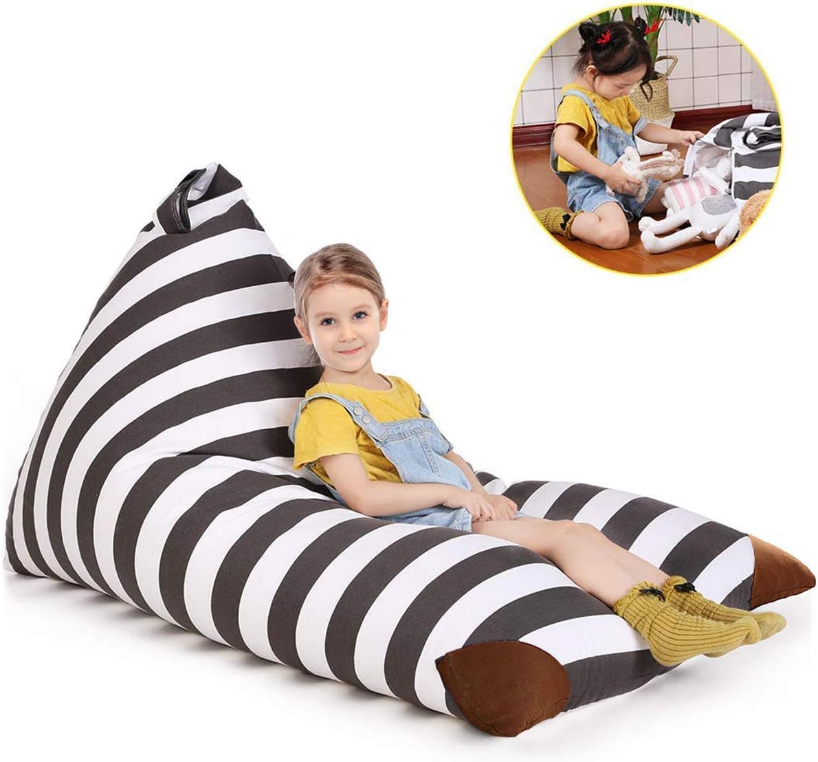 Best stuffed animal bean bag storage chair