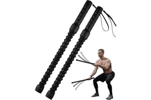 beuhugas 2pcs Ropeless Battle Ropes for Home Gym, Lightweight Battle Rope for Fitness Beginners, Durable Exercise Ropes for Home Workout