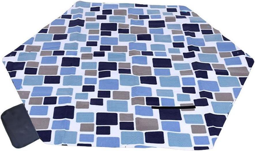 220 * 220cm Hexagon Picnic Garden Camping Blanket Mat Rug for Hiking Camping Outdoor Travel Beach