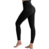 Fuwenni Womens High Waisted Seamless Workout Pants Tummy Control Gym Yoga Leggings