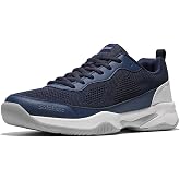SoleEase Wide Tennis Pickleball Shoes for Men &amp; Women Size 7-12 | Badminton Shoes, Non-Slip, TPU Torsion Stability, Lace-up, All Court, Indoor and Outdoor, Stable, Comfort, Unisex