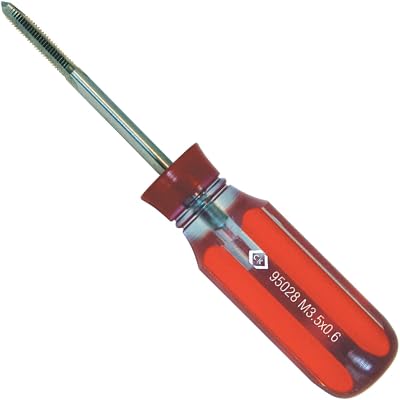 CK Re-Threading Tool M3.5x0.6, Metal Patress Screw Taps, 50mm Tap Length