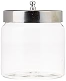 Grafco Glass Medical Sundry Jars with Lids, 4 x