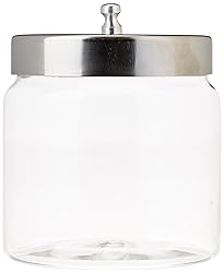 Grafco Glass Medical Sundry Jars with Lids, 4 x