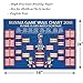 Russia Game Wall Chart Poster - 16 x 24 Inches World Soccer Matches/Football Tournament Schedule/Soccer Calendar Bar/Party Decorations