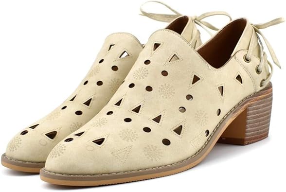 mid heel lace up shoes