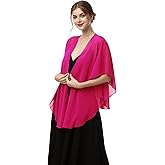 Hotshawl Shawls and Wraps for Evening Dresses Sheer Chiffon Women Elegant Soft Silky Scarf Scarve Wedding Bridal Stole
